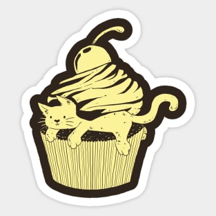 Cupcat Cutecake Sticker